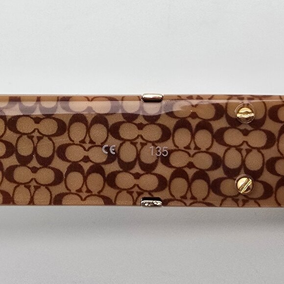 Coach Anna S439 Tortoise Gold Frame Light Brown Gradient Lens Sunglasses 54mm - Picture 7 of 12